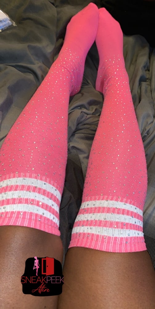 Pink Bling Socks